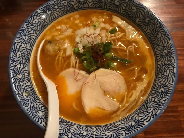 「濃厚辛鶏白湯そば ¥850」@麺屋きよたかの写真