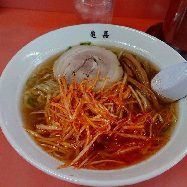 「ねぎらーめん」@佐野ラーメン 亀嘉の写真