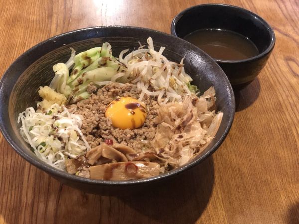 「まぜそばハイブリッド 750円+税」@一杯入魂ラーメン よいちの写真