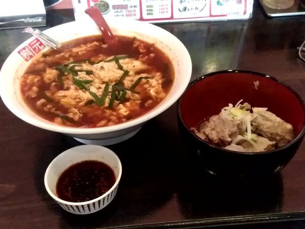 「辛麺(レギュラー・150g・中辛・韓国麺)800円」@辛麺屋桝元 前橋県庁南店の写真