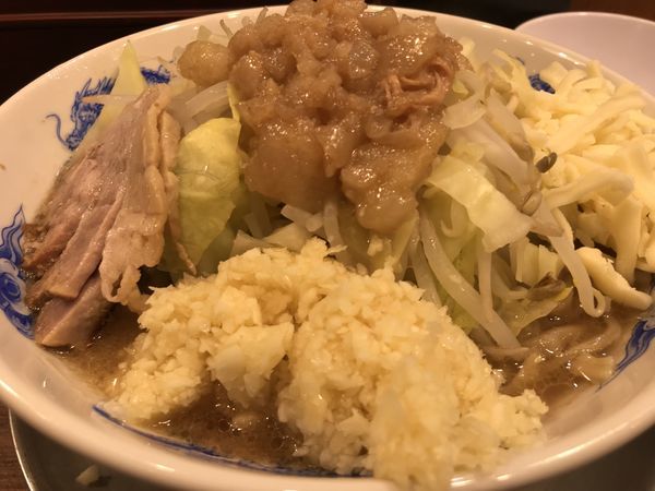 「ラーメン 大 780円 チーズ 70円」@ジャンクガレッジ 森下店の写真