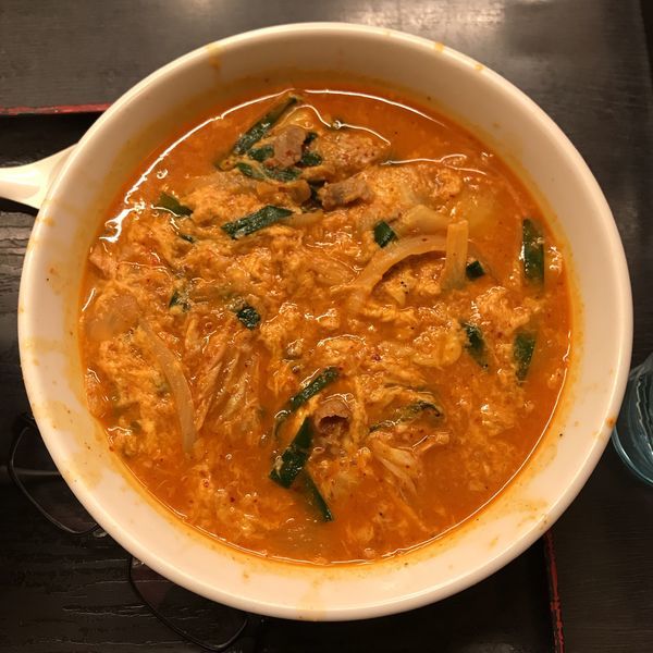 「チゲ味噌ラーメン」@日高屋 東池袋店の写真