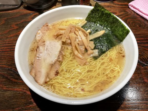 「塩ラーメン　ネギ油」@宗家一条流がんこラーメン 十八代目の写真