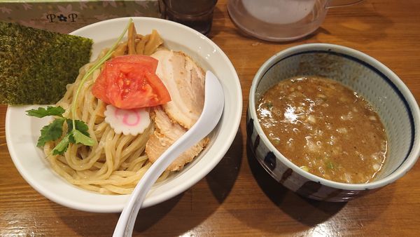 「濃厚煮干しつけ麺(大盛)800」@麺屋 蕃茄の写真