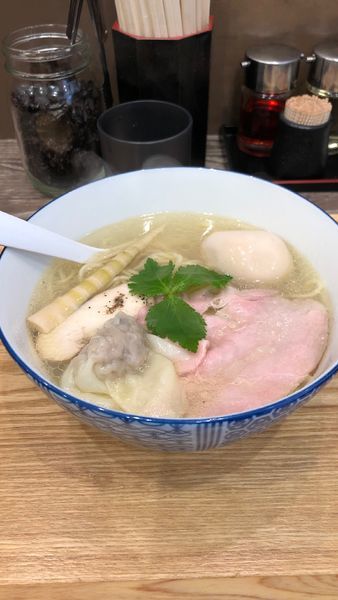 「極上塩そば 麺増し」@麺処 禅の写真