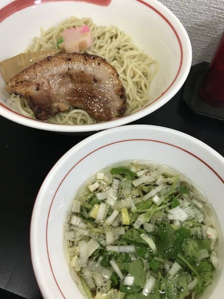 「アゴ出汁 つけ麺」@自家製麺SHINの写真