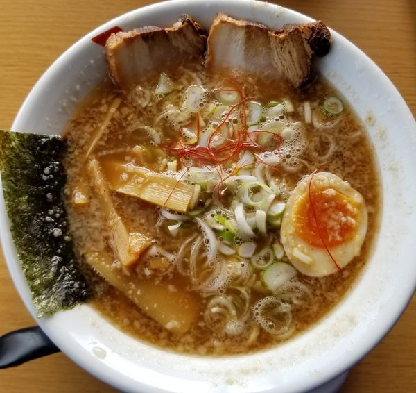 「魚介豚骨ラーメン」@喜多方ラーメン 風の写真