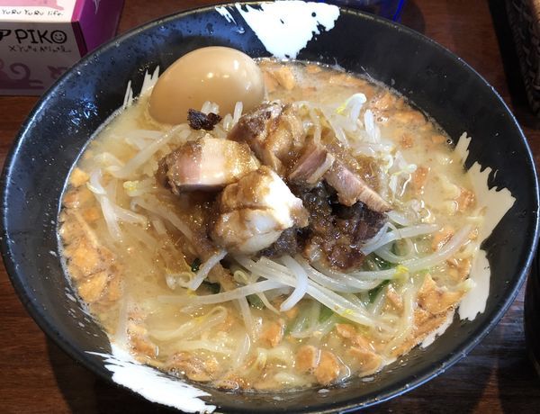 「剛＋味玉＋サービスライス（￥780＋￥100）」@こくまろ鶏らーめん 久久の写真