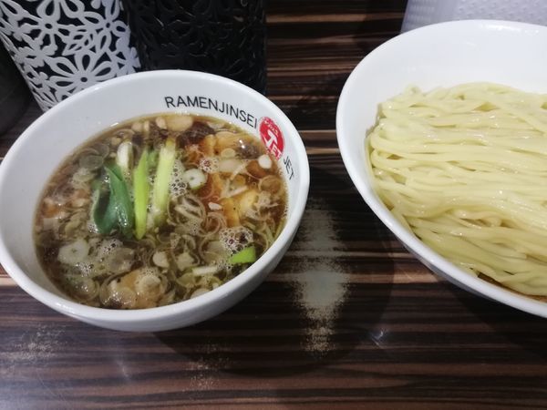 「醤油つけ麺」@ラーメン人生 JET 福島本店の写真