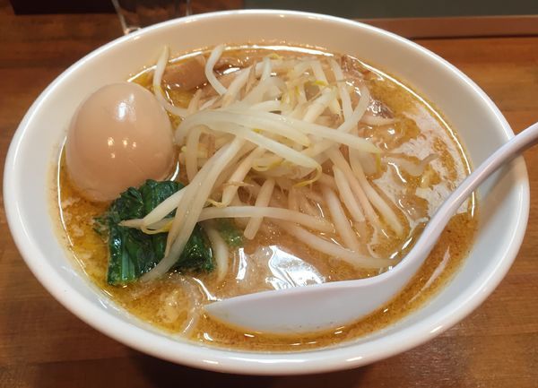 「【限定裏メニュー】味噌らーめんN＋味玉」@麺処ゆきちの写真