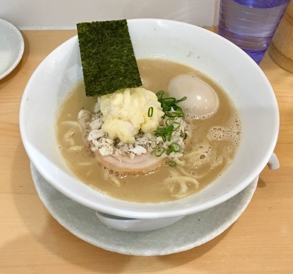 「特製濃厚鱈そば【限定】1200円」@麺屋BISQの写真