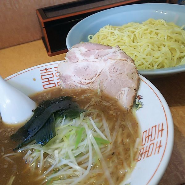 「正油ネギつけ麺」@ラーメン一二三の写真