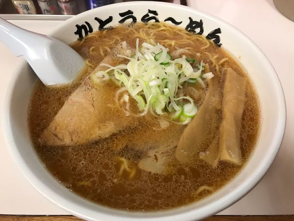 「醤油らーめん  670円」@かとうらーめん 月寒店の写真