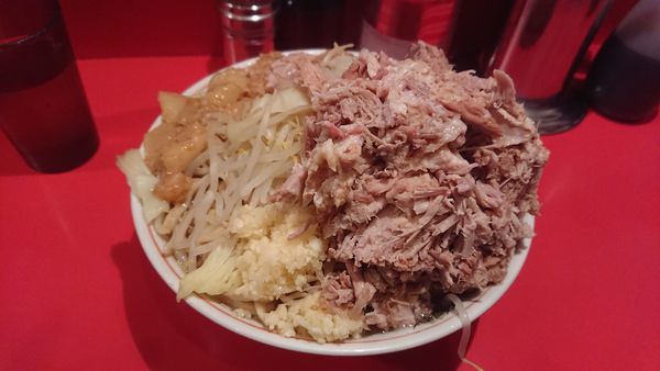 「大豚そば肉W入り 1000円」@大盛軒の写真