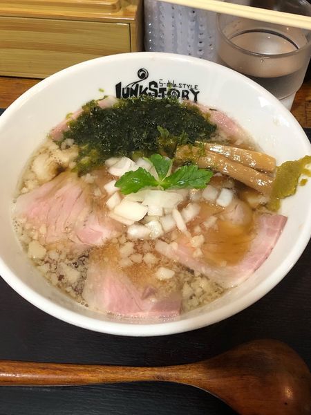 「限定 サンマ節仕立ての背脂ソバ」@ジャンクストーリー 本店の写真