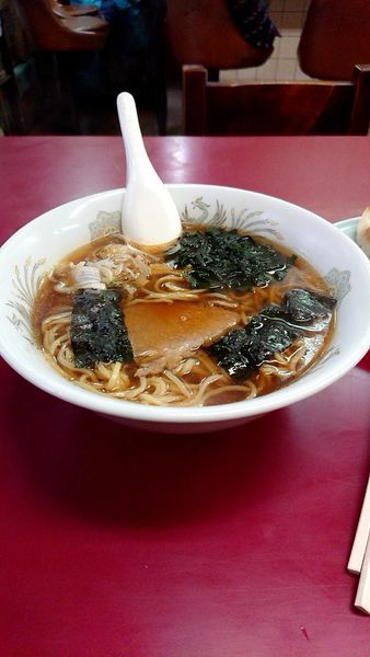 「醤油ラーメンと餃子」@ラーメンショップ きちでんの写真