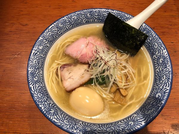 「中華蕎麦 塩＋味玉」@麺処 ほん田の写真