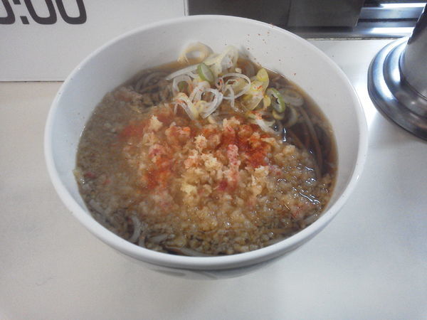 「たぬきそば 390円」@そば処 弁菜亭 7・8番ホーム店の写真