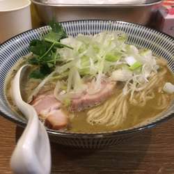 牡蠣煮干そば+鰹とバルサミコの和え玉