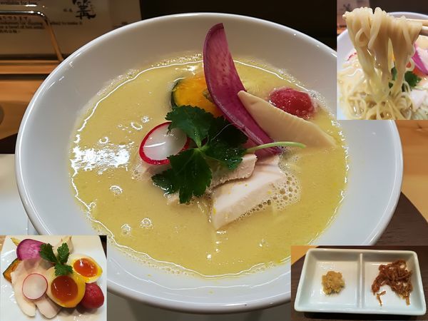 「2/13特製鶏白湯SOBA 1,300円」@銀座 篝 鎌倉店の写真