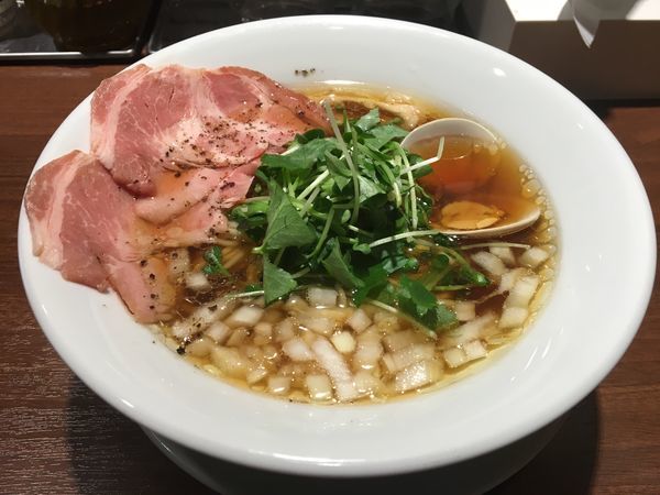 「赤鶏と蛤の淡麗中華そば(醤油)」@麺屋 ねむ瑠の写真