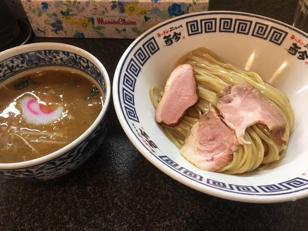 「濃厚鶏白湯つけ麺」@ラーメンzikon 而今 中之島フェスティバルプラザ店の写真