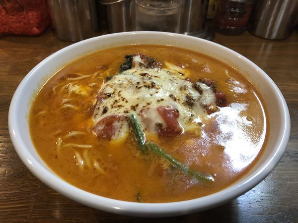 「トマトラーメン」@れんじやの写真