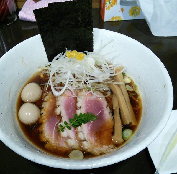 「【限定】上鴨そば　１０５０円」@麺や 魁星の写真