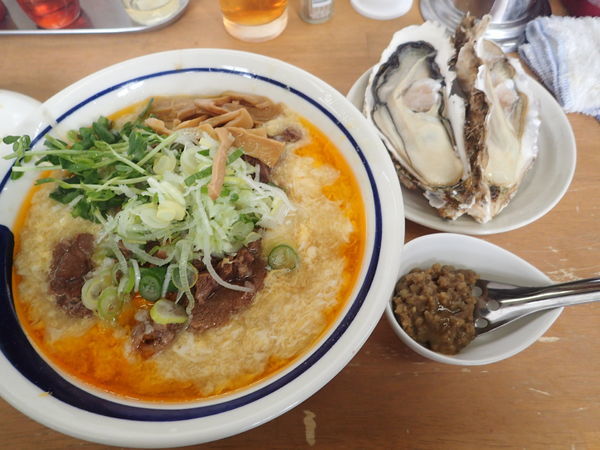 「和牛ｽｼﾞ肉にて 横浜ﾀﾝﾀﾝ風Ｂ＋α」@MENYA 食い味の道有楽の写真