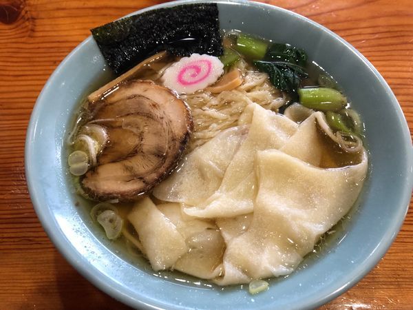 「ワンタンメン 750円」@佐野らーめん 麺屋 翔稀の写真