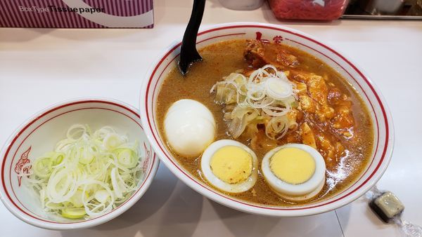 「五目蒙古タンメン+ネギ」@蒙古タンメン 中本 柏店の写真