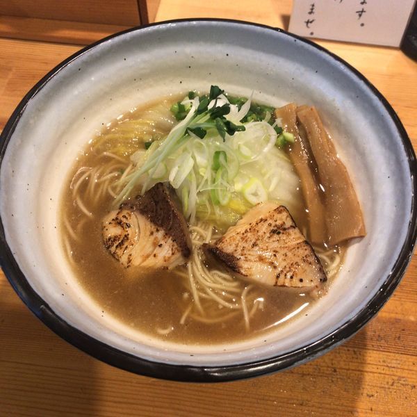 「鰤（ぶり）らあめん醤油 730円」@めんや 正明の写真