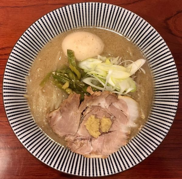 「味玉味噌」@灼味噌らーめん 八堂八の写真