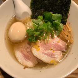 海老薫る白だしそば