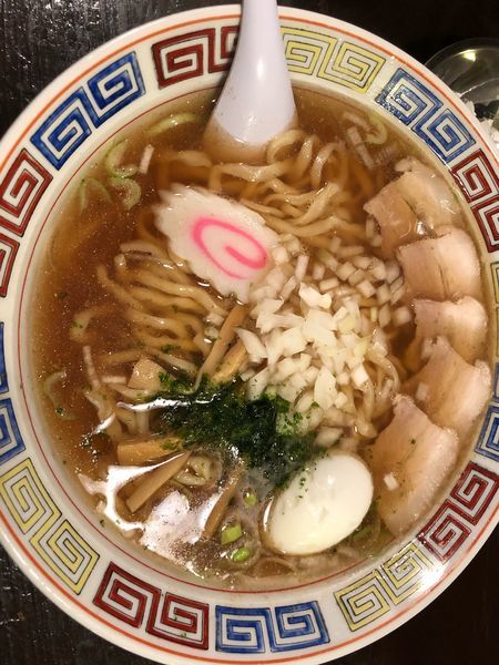 「あごだし中華中 750円」@亞呉屋 山形駅前店の写真