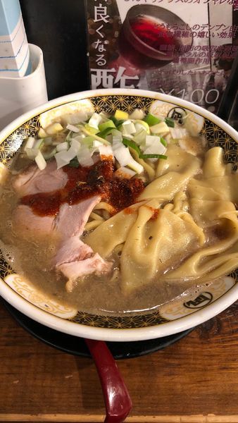 「こってり煮干ラーメン」@すごい煮干ラーメン凪 渋谷東口店の写真
