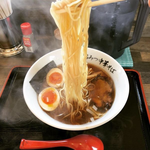 「味玉中華そば」@まるみつ中華そばの写真