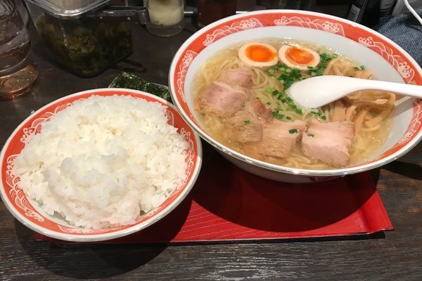 「塩ラーメン(750円)」@尾道ラーメン 麺一筋 新大塚店の写真
