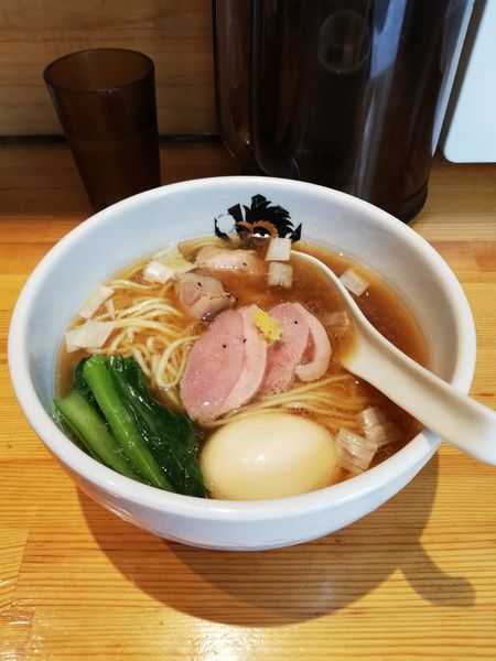 「味玉鴨中華そば（醤油）」@満鶏軒の写真