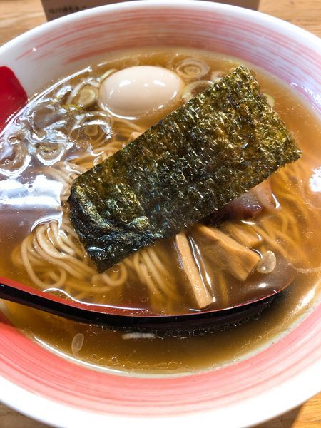 「支那そば しょうゆ ¥750＋味玉 ¥100」@支那そば なかじまの写真