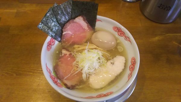 「ゆず塩 得のせ890円」@めんや 正直の写真