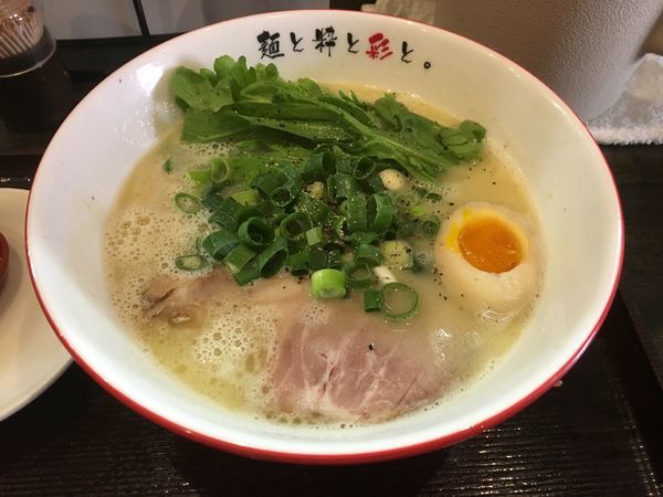 「白湯塩ラーメン」@麺屋 彩々 昭和町本店の写真