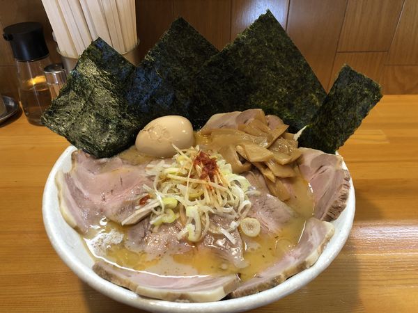「塩ラーメン+チャーシュー+海苔+ビール」@麺屋 永太の写真