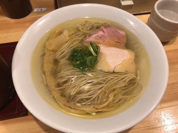 「塩そばとひつまぶしセット」@自家製麺 竜葵の写真