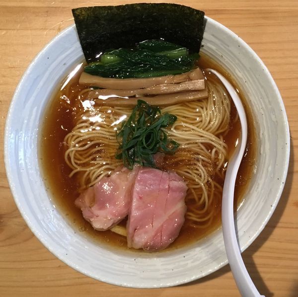 「クラフトビール→らぁ麺（醤油）」@麺屋 さくら井の写真