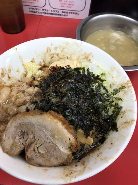 「タレそば780円+ハイブリット100円」@ラーメン一心の写真