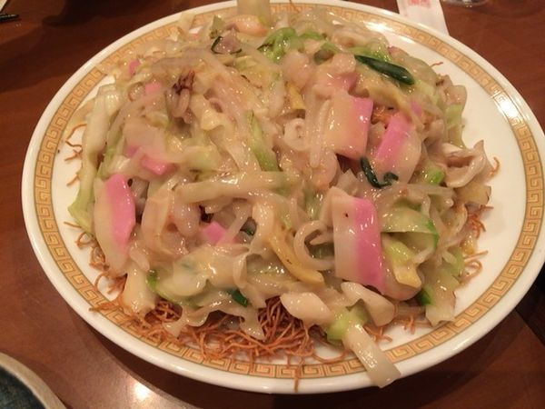 「皿うどん 細麺」@中華料理 四海樓の写真