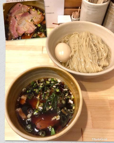 「味玉鰹昆布出汁醤油つけ麺 ¥950」@迂直の写真