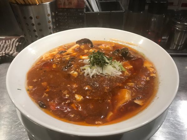「香辣麻婆麺」@麺屋 愛心 TOKYO 町屋店の写真