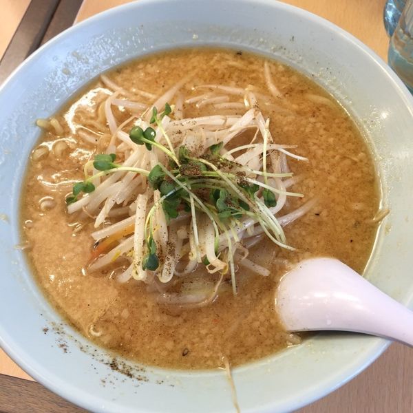 「味噌ラーメン」@くるまやラーメン 吹上店の写真